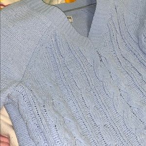 Blue Knitted Sweater